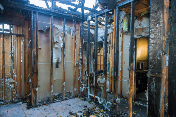 Professional Fire Damage Repair technician working in Spring House, PA